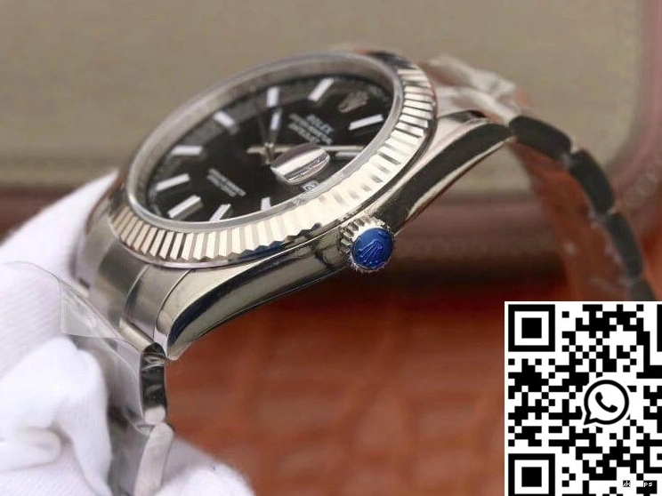 126334 Rolex Factory 41mm AR Datejust Dial Black 0303